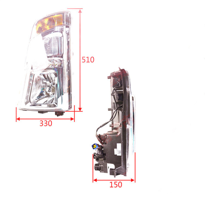 Light Truck Headlight Tongshuai 12V/24V Front Light for Standard or Custom Packaging