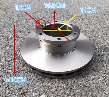 HT250/G3000/G3500 Front Brake Discs for JAC Foton SAIC and Other Heavy-Duty Vehicles