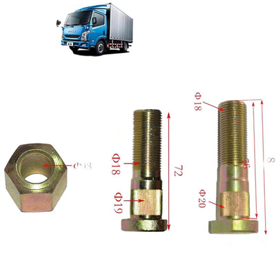OEM No. 136-3103053 Spare Parts for YUEJIN 3028 Trucks Front Wheel Screw