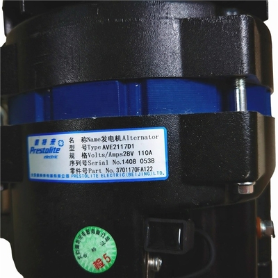 3701170FA122 Truck Parts Alternator Metal Material OEM NO Included for HFC4DA1