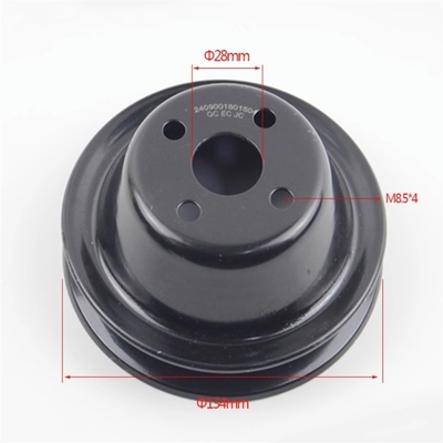 JAC QC490 Engine Accessories Water Pump Pulley with OEM NO 2409001801504 at Truck Parts