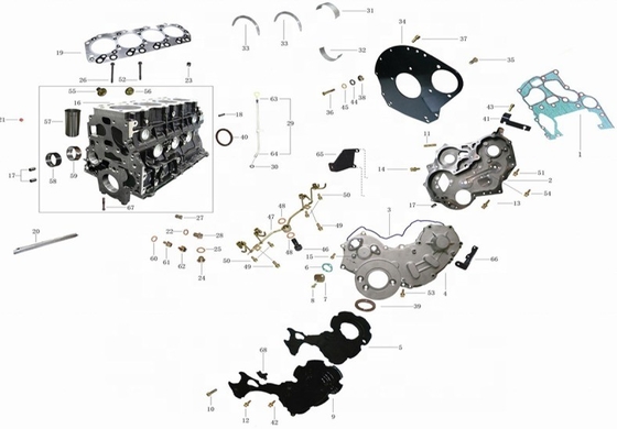 Xiangling S Engine Assembly for iSF3.8 iSF2.8 FOTON Dependable and Durable