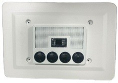 Construction Machinery Electric Air Conditioning with 24V Overhead Motor and 2600W Power